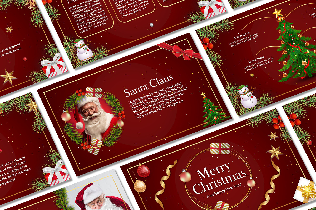 Merry Christmas Presentation, a Presentation Template by SKY CREATION (Photo 1 of 7)
