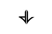 DV letter logo design., a Branding & Logo Template by xcoolee (Thumbnail 8 of 8)