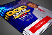 God in a Man Church Flyer Template, a Social Media Template by church flyer templates (Thumbnail 4 of 8)