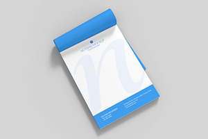 Realistic Notepad Mockup Template, a Product Mockup by graphypix