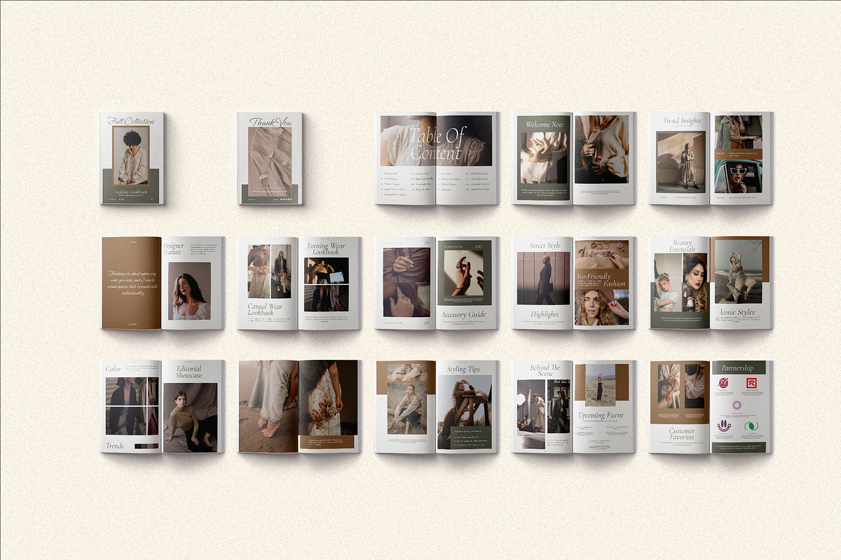 Fall Fashion Season Catalog Magazine, a Magazine Template by VanillineGraph (Photo 6 of 6)