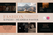 FAVAS Fashion Elementor Template Kit, an UI Kit Template by Touringxx Creative Studio (Thumbnail 1 of 6)