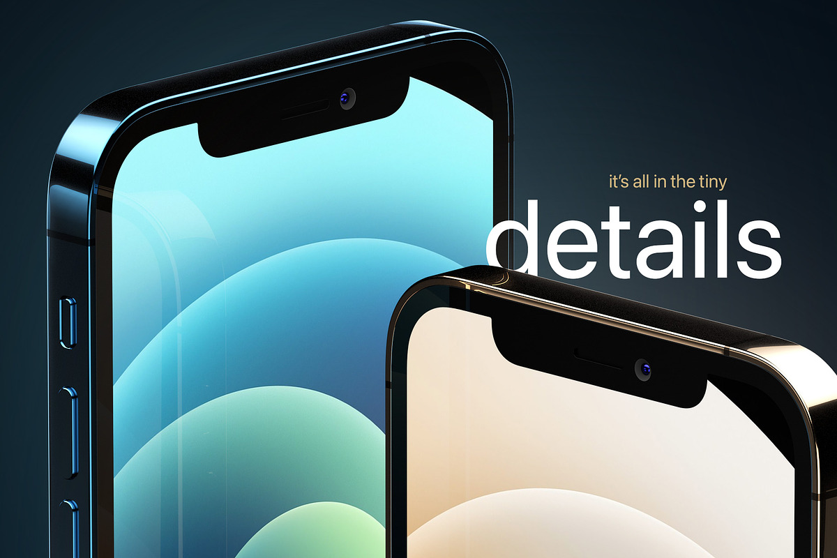 iPhone 12 Pro Mockup, an iPhone Mockup by Jérémy Paul (Photo 4 of 6)