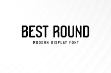 Best Round - Modern Display Font