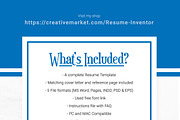 Resume Template for Word, CV Resume, a Resume Template by ResumeInventor (Thumbnail 6 of 6)