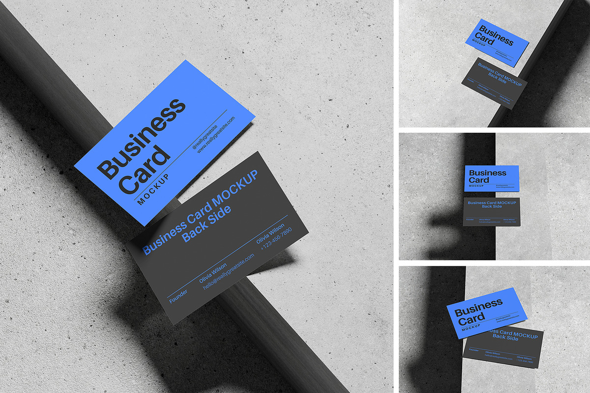 Business Card Mockup, a Merchandise Mockup by xavier_studio (Photo 1 of 5)