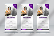 Corporate Roll-Up Banner Design, a Flyer Template by MxVect Stock (Thumbnail 2 of 2)