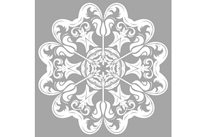 Classic Vector Fine Pattern With