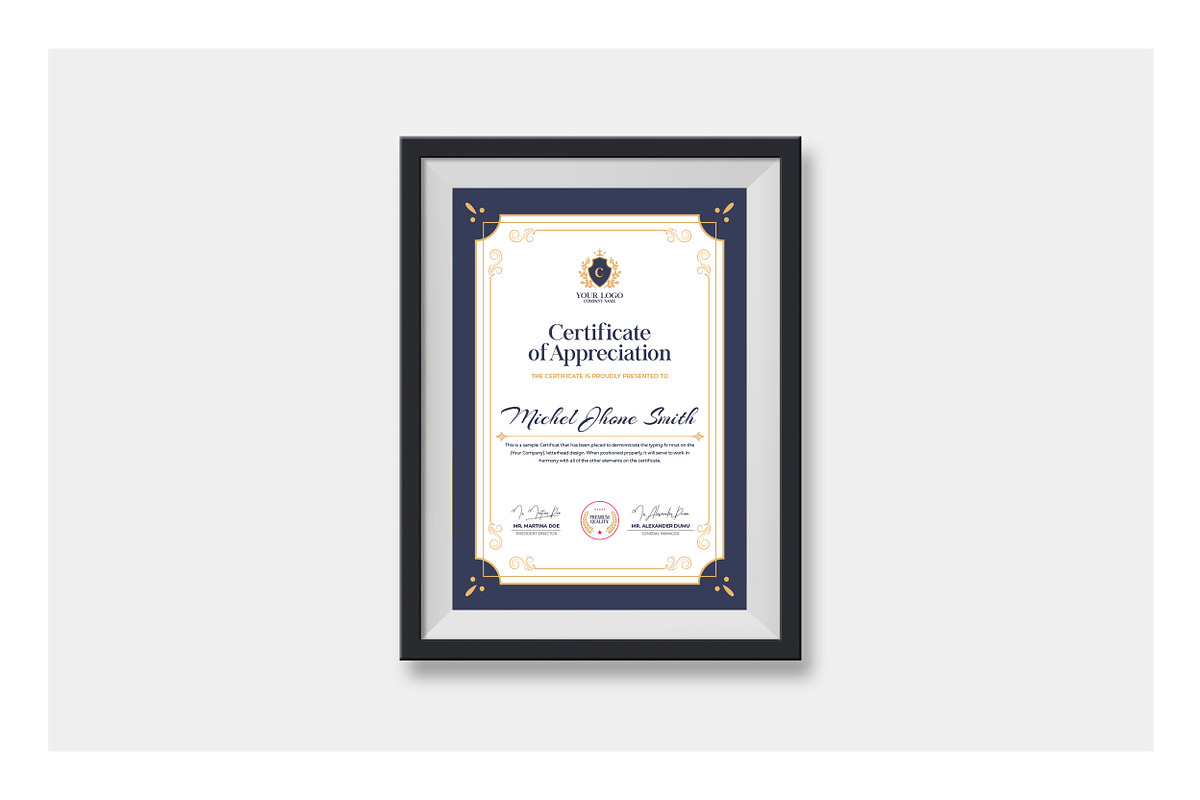 Certificate, a Stationery Template by GenerousArt (Photo 6 of 10)