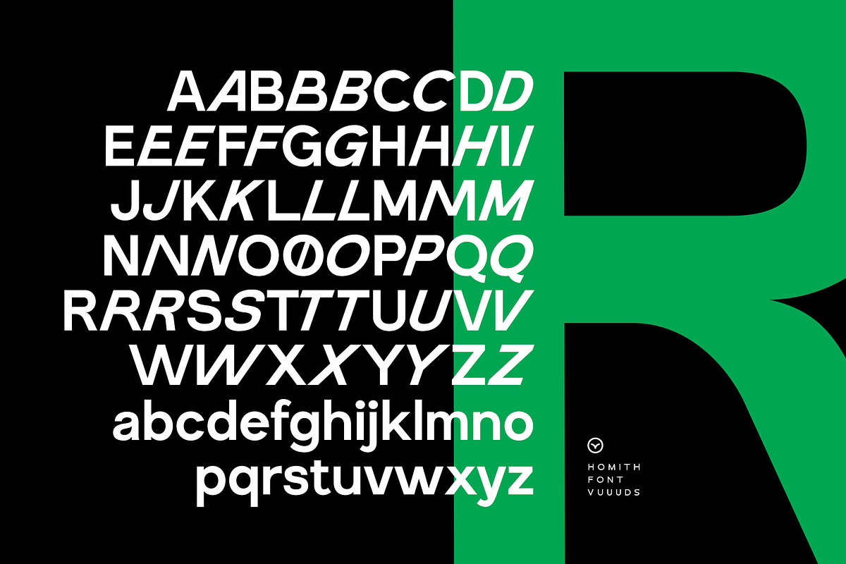 Homith, a Sans Serif Font by vuuuds (Photo 12 of 12)