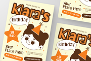 Kids Retro Birthday Invitation, a Flyer Template by Annora Studio (Thumbnail 6 of 6)