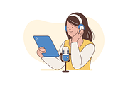 Live Stream & Podcast Illustration, an Object Graphic by Jump Studio (Thumbnail 8 of 12)