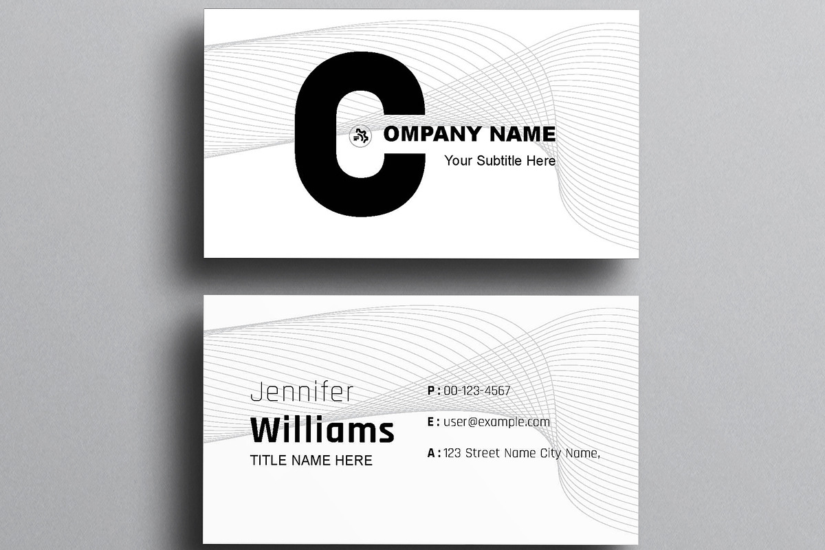 Business Card Design Layout, a Business Card Template by MightyDesign (Photo 3 of 6)