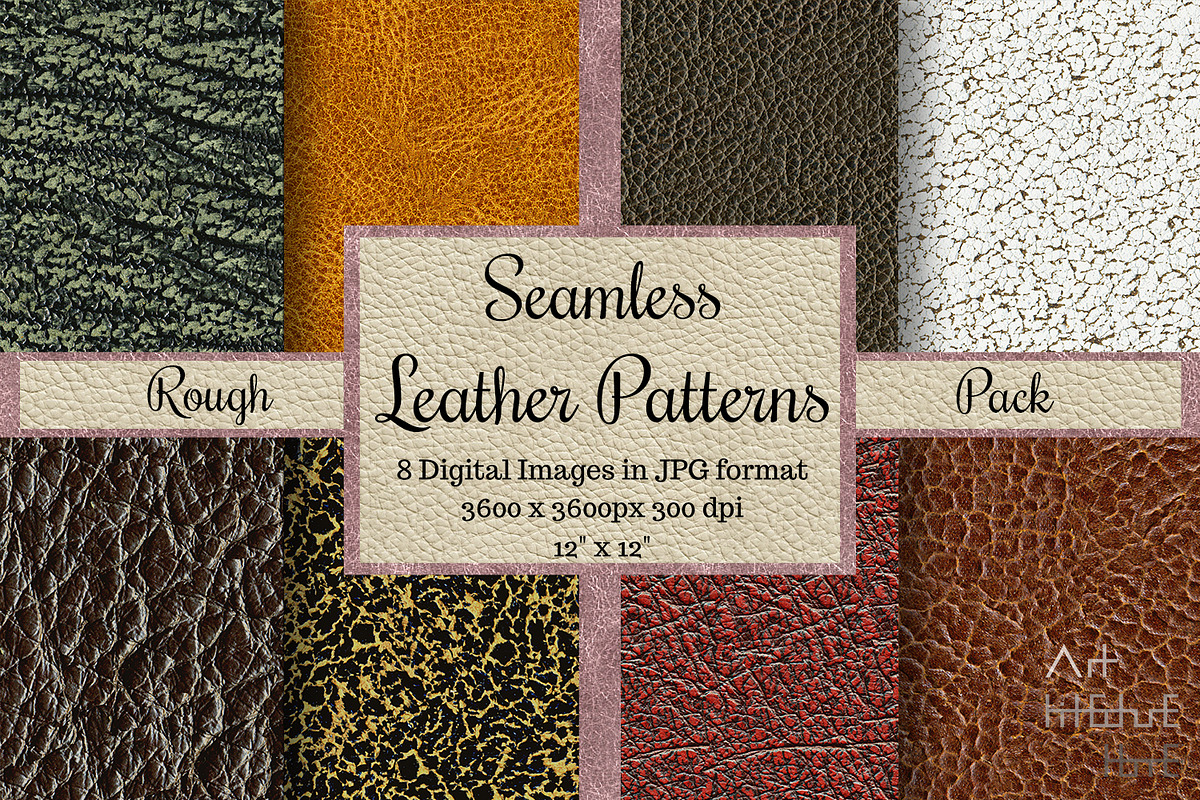 64 Seamless Leather Patterns Set 2, a Texture Graphic by Arthitecture Home (Photo 2 of 10)