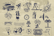 Tropical Illustration Asset Pack, an Object Illustration by Southerntown (Thumbnail 4 of 9)