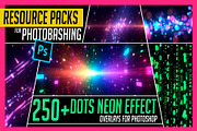 250+ Dots Neon Overlay Effects, an Object Graphic by Mikel Blazgad (Thumbnail 1 of 14)