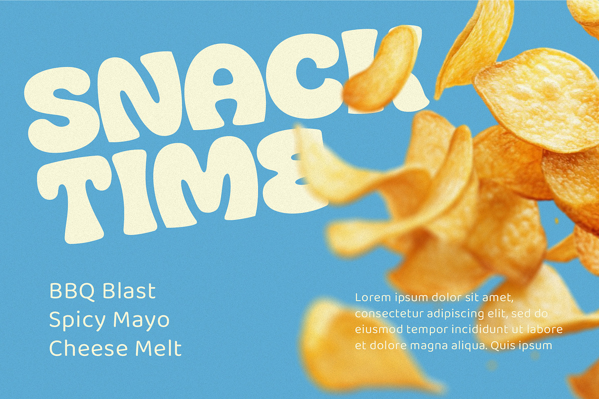 Corela Sweet - Food BoldDisplay Font, a Sans Serif Font by decographstud (Photo 4 of 7)