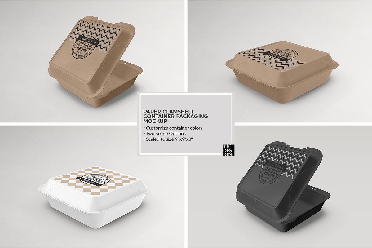 VOL.8 Food Box Packaging Mockups, a Cups & Container Mockup by INCDesign (Photo 23 of 27)