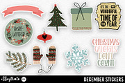 December Stickers for Cricut, an Illustration by illuztrate (Thumbnail 6 of 9)