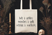 Belfry Sans Font - Bat Font, a Handwritten Font by Beck McCormick (Thumbnail 7 of 10)