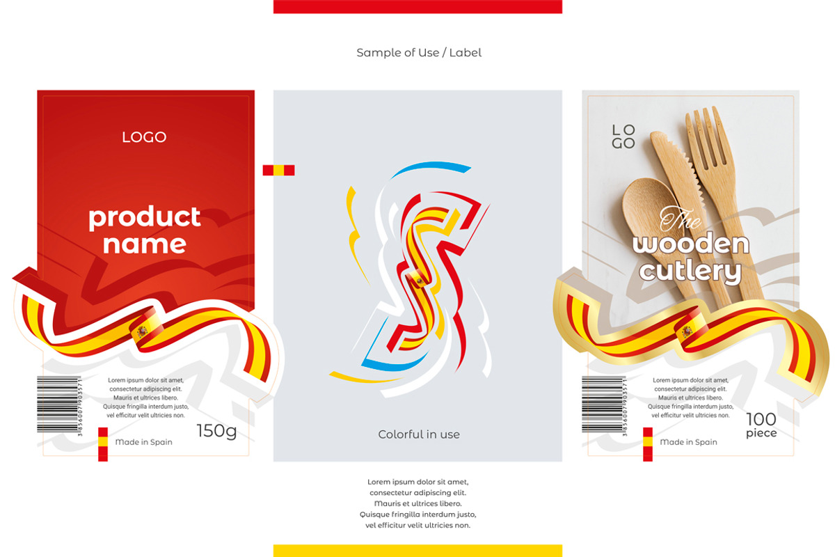 Spain flag ribbon vector, a Templates & Theme by Simbos (Photo 5 of 9)