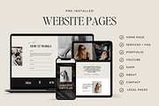 Makeup Artist Wix Website Template, a Wix Template by Ton Rêve Design Studio (Thumbnail 2 of 9)