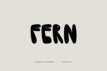Fern: A Groovy Hand-lettered Font