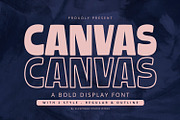 Canvas - Display Font, a Script Font by Alpaprana (Thumbnail 1 of 12)