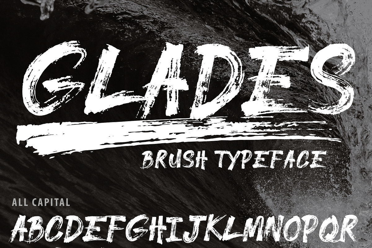 GLADES - Brush Typeface