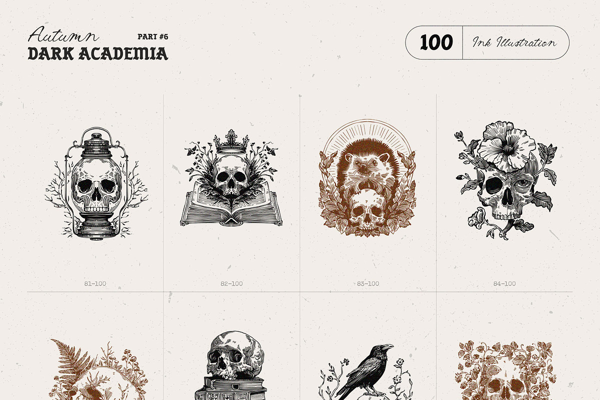 Dark Academia Autumn | Illustration, an Object Illustration by KetteCreate (Photo 15 of 18)