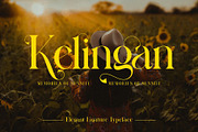 Bilgatte Modern and Elegant Ligature, a Serif Font by Alfinart (Thumbnail 2 of 8)