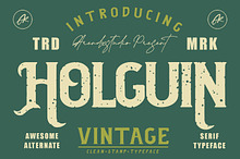 Holguin - Vintage Typeface