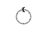 Crescent Moon Round Frame Bundle, an Illustration by Creativeshirt (Thumbnail 28 of 31)