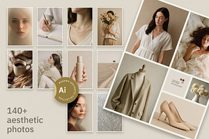 Aesthetic Neutral Lifestyle Photos, a Beauty & Fashion Photo by Vasya Kobelev