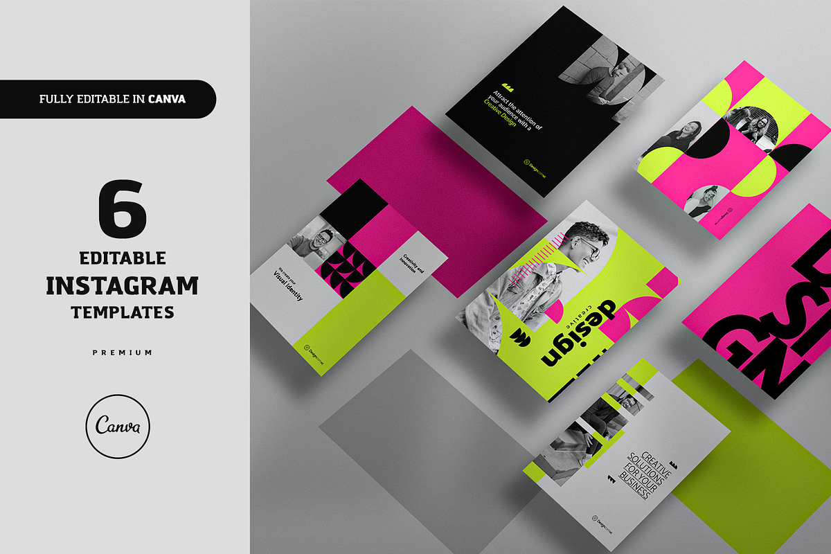 Instagram Canva Templates - Design, a Social Media Template by Designcomvc