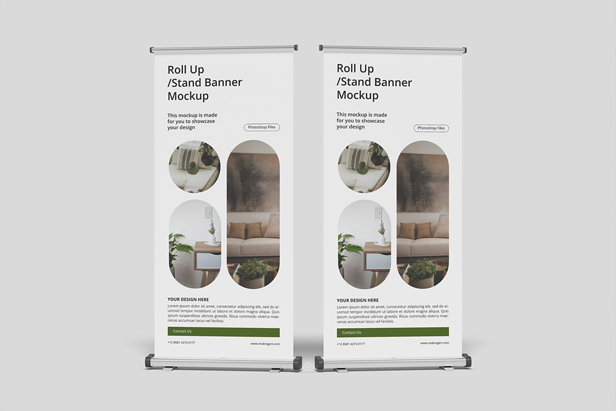 Realistic Roll Up Banner Mockup PSD, an Advertising Mockup by MA-KING_ART (Photo 4 of 5)