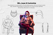 220 Hot Santa Bases, a Brush Add-On by Selentaori Studio (Thumbnail 10 of 12)