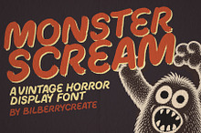 Monster Scream Retro Horror Font