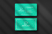 Dental Business card & 3 Mock-up, a Business Card Template by Smashing_Studio (Thumbnail 4 of 10)