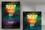 Deep Summer Event Flyer Template PSD, a Flyer Template by PixelsDesign (Thumbnail 1 of 2)