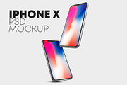10 iPhone X PSD Mockup Set, an iPhone Mockup by Sinlatown (Thumbnail 1 of 11)