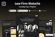 Judas - Law Firm Website, a Landing Page Template by SLAB! Design (Thumbnail 1 of 5)