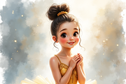 Ballerina Clipart Bundle, a Person Illustration by PLUM&FIGS (Thumbnail 13 of 13)