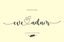 Eve Adam - Lovely Script Font