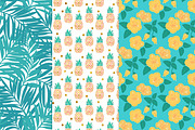 Summer Digital Paper Patterns, a Pattern Graphic by Leska's Digitals (Thumbnail 3 of 5)