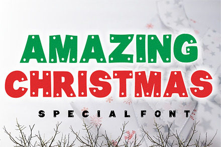 Amazing Christmas Font, a Blackletter Font by Infinity art Studio