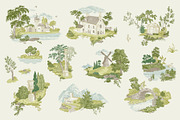 Woodland, a Decorative Illustration by olga.korneeva (Thumbnail 5 of 12)