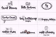 StrawberryShortcake LOGO KIT + Bonus, a Branding & Logo Template by theinkaffair (Thumbnail 5 of 13)