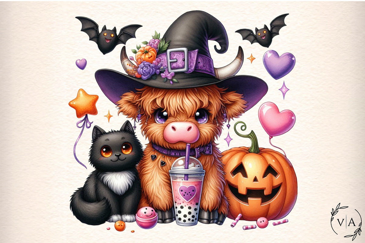 Cute Highland Cow PNG, an Icon by Craft Nest (Photo 1 of 7)