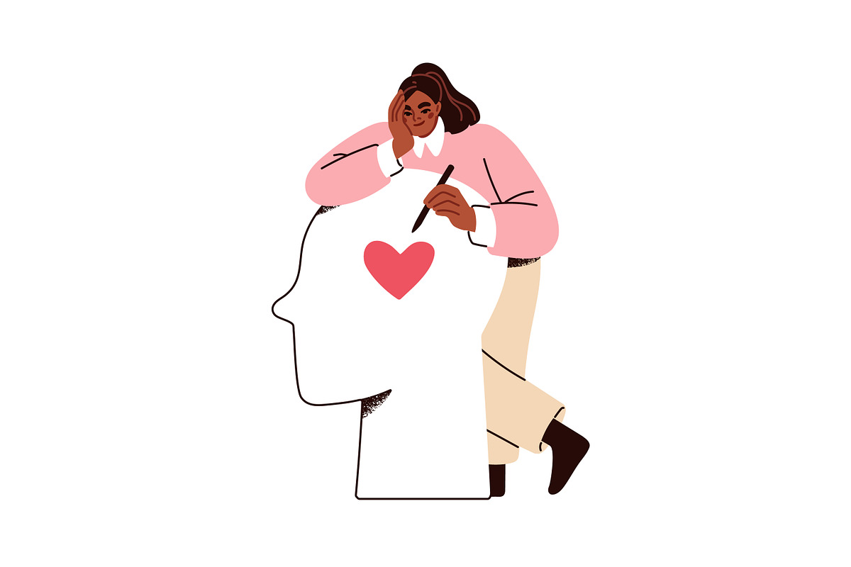 Mental health care concept set, a Person Illustration by Good Studio (Photo 10 of 14)
